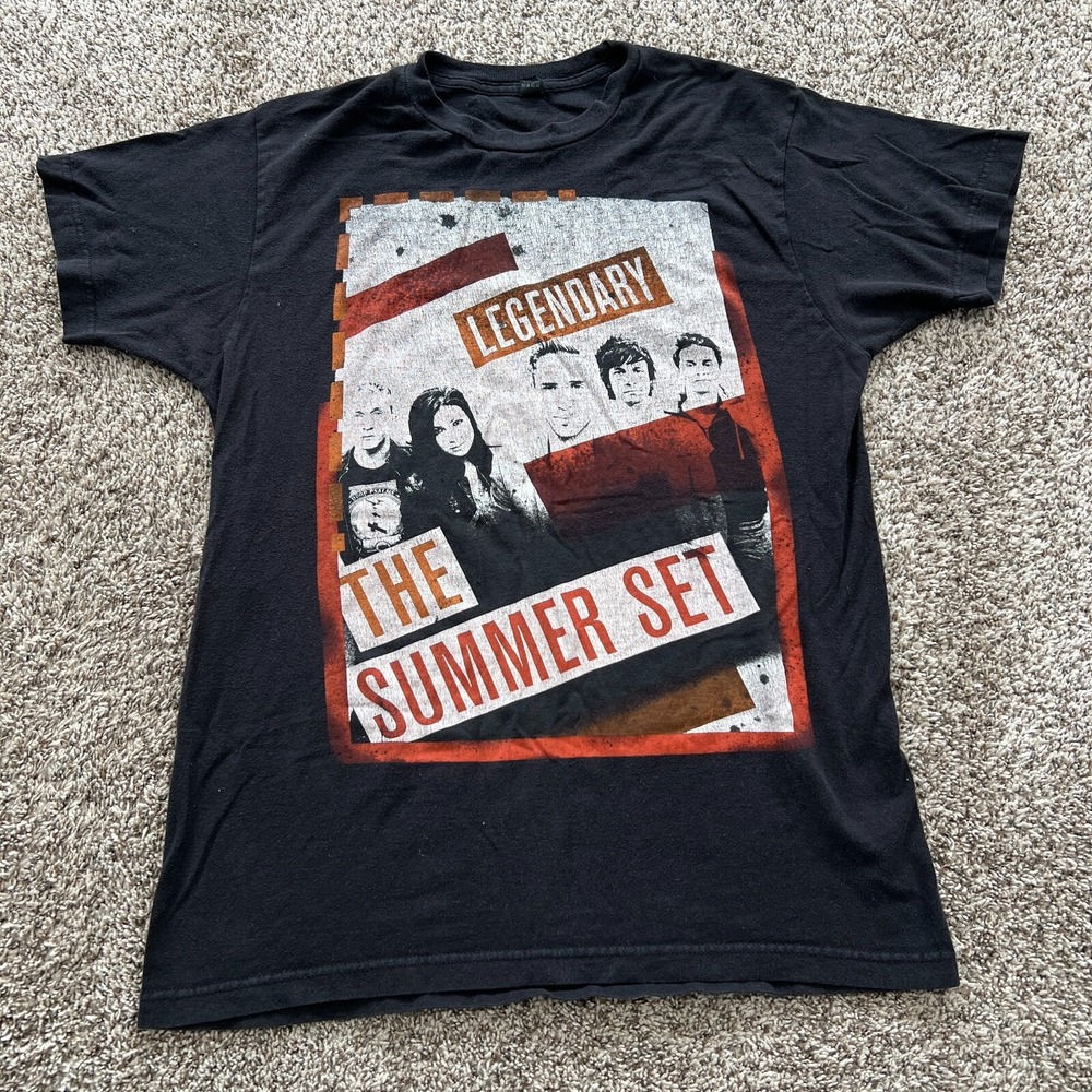 The Summer Set Legendary Unplugged 2014 Music Tee Size Medium Band Rock